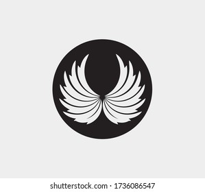 wings vector illustration design icon logo template