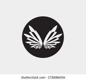 wings vector illustration design icon logo template