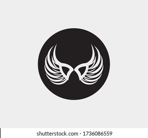 wings vector illustration design icon logo template