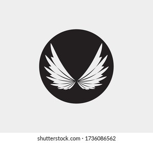 wings vector illustration design icon logo template