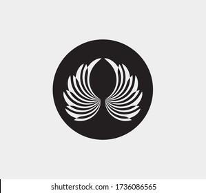 wings vector illustration design icon logo template