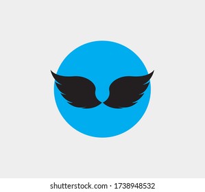 wings vector illustration design icon logo template
