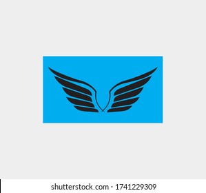 wings vector illustration design icon logo template