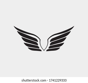 wings vector illustration design icon logo template