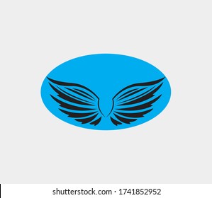 wings vector illustration design icon logo template