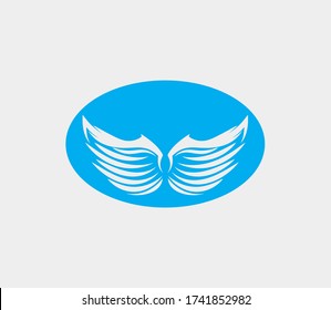 wings vector illustration design icon logo template