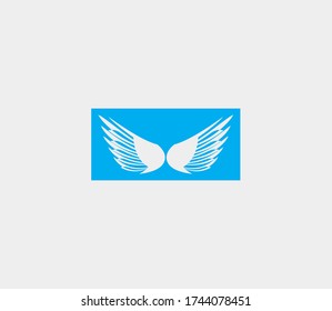 wings vector illustration design icon logo template