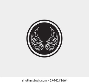 wings vector illustration design icon logo template