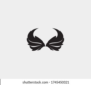 wings vector illustration design icon logo template