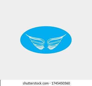 wings vector illustration design icon logo template