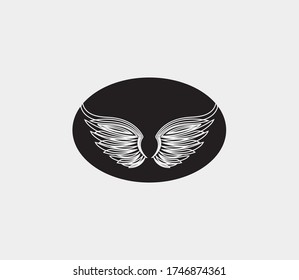 wings vector illustration design icon logo template