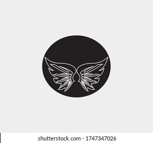 wings vector illustration design icon logo template