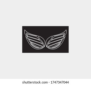 wings vector illustration design icon logo template