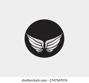 wings vector illustration design icon logo template