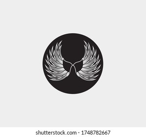 wings vector illustration design icon logo template