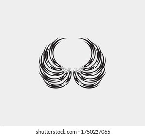 wings vector illustration design icon logo template