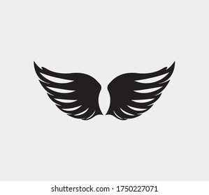 wings vector illustration design icon logo template