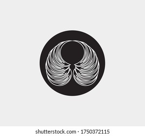 wings vector illustration design icon logo template