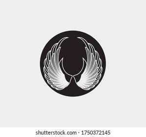 wings vector illustration design icon logo template
