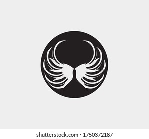 wings vector illustration design icon logo template