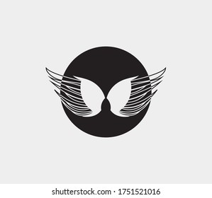 wings vector illustration design icon logo template