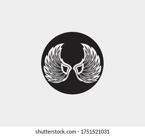 wings vector illustration design icon logo template