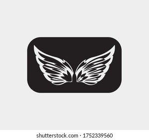 wings vector illustration design icon logo template