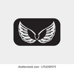 wings vector illustration design icon logo template