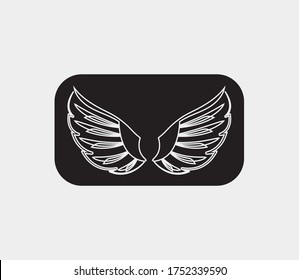 wings vector illustration design icon logo template