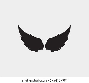 wings vector illustration design icon logo template