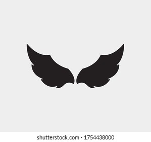 wings vector illustration design icon logo template
