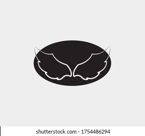 wings vector illustration design icon logo template