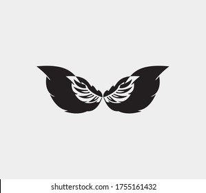 wings vector illustration design icon logo template