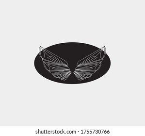 wings vector illustration design icon logo template