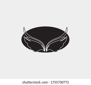 wings vector illustration design icon logo template
