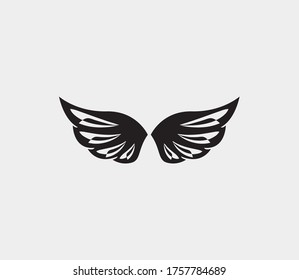 wings vector illustration design icon logo template
