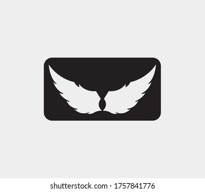 wings vector illustration design icon logo template