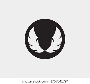 wings vector illustration design icon logo template