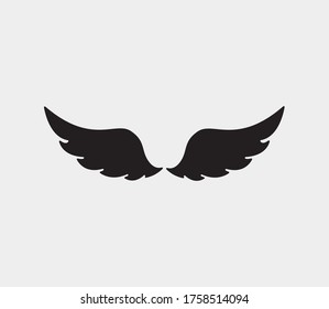 wings vector illustration design icon logo template