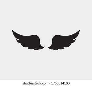 wings vector illustration design icon logo template