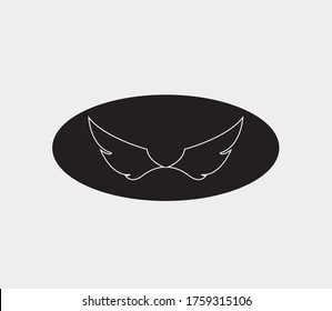 wings vector illustration design icon logo template