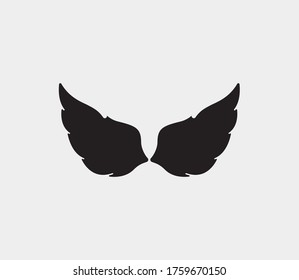 wings vector illustration design icon logo template