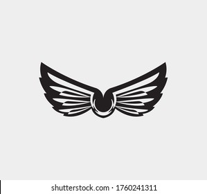wings vector illustration design icon logo template