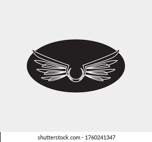 wings vector illustration design icon logo template