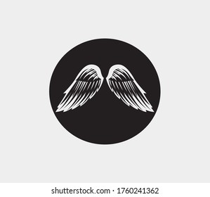 wings vector illustration design icon logo template