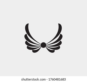 wings vector illustration design icon logo template