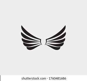 wings vector illustration design icon logo template