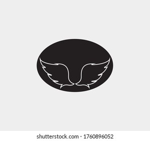 wings vector illustration design icon logo template