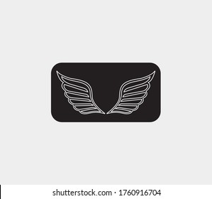 wings vector illustration design icon logo template