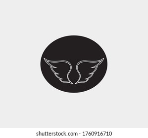 wings vector illustration design icon logo template